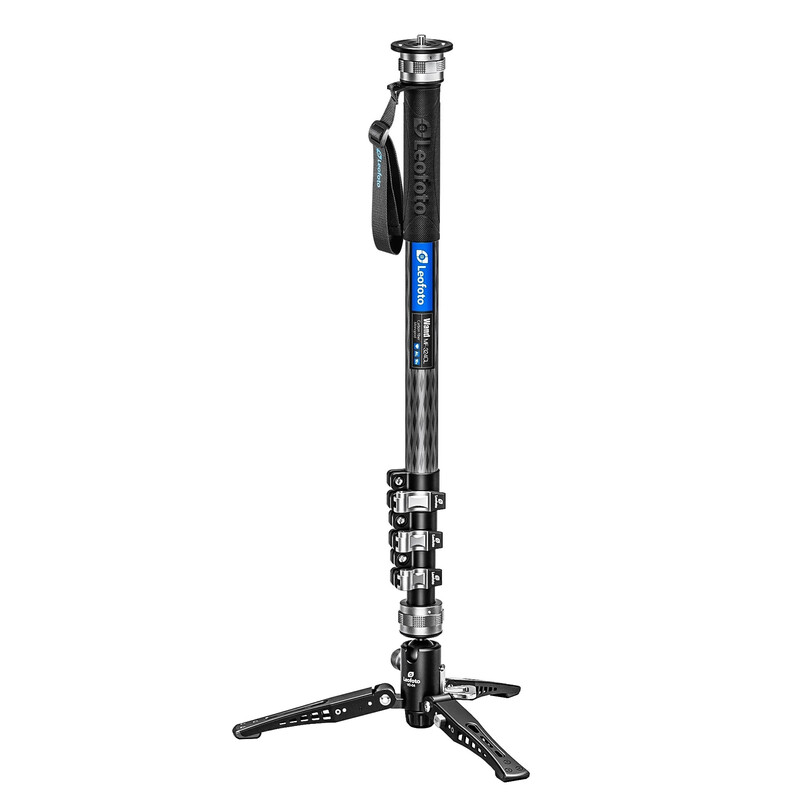Leofoto MF-324CL Karbon-Einbein-Stativ + Schwenkfuß VD-04