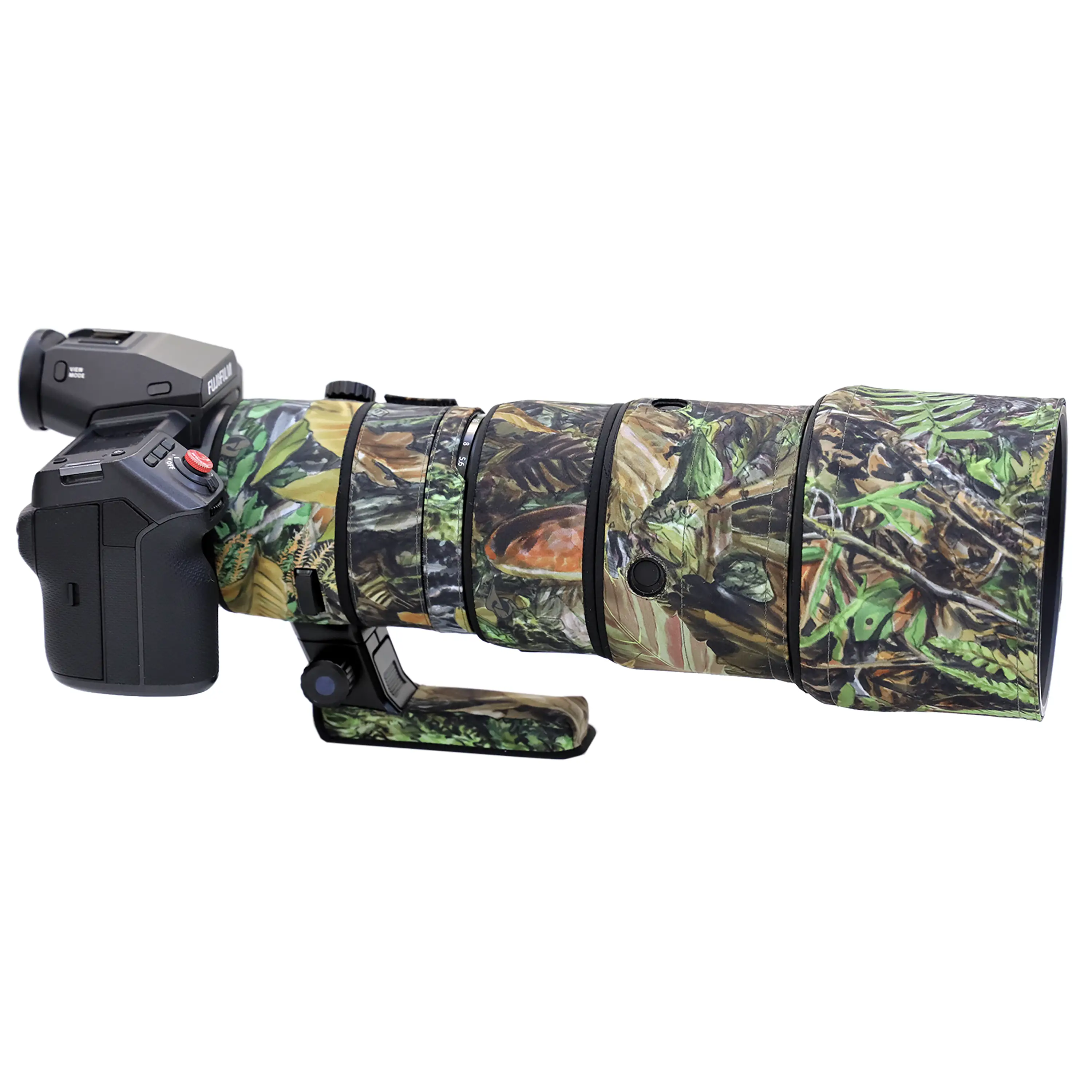 ROLANPRO protezione obiettivo per Fuji GF 500mm f/5.6 R LM OIS WR mimetico & impermeabile