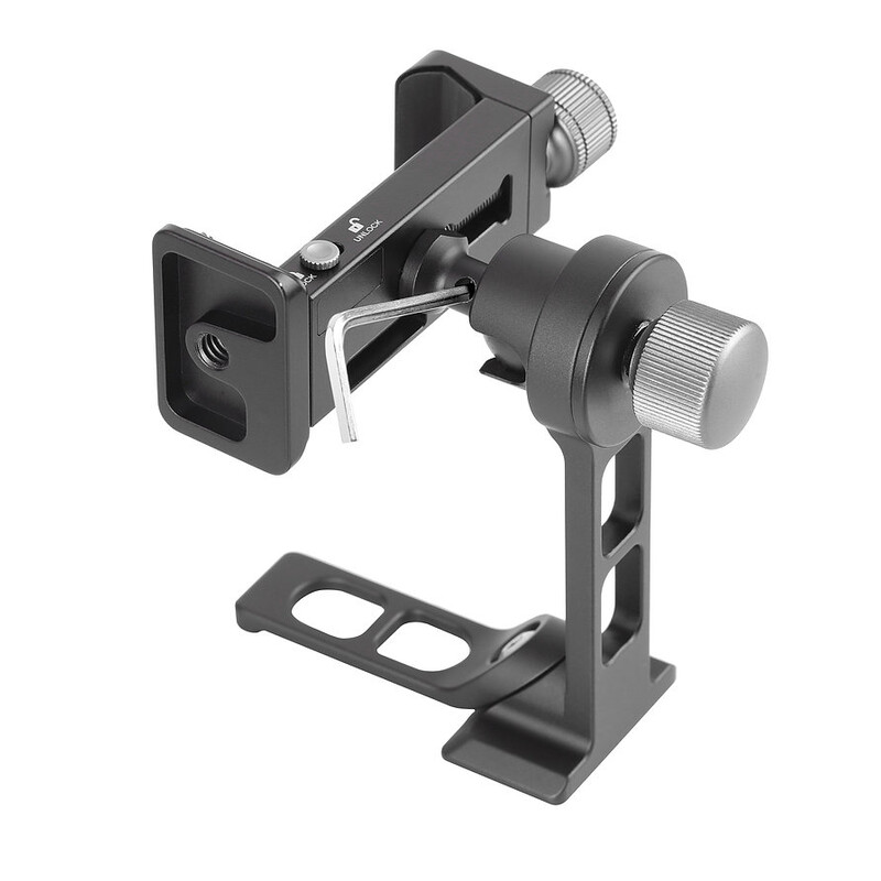 Leofoto PS-1 + PC-90II smartphone holder with ball head stand