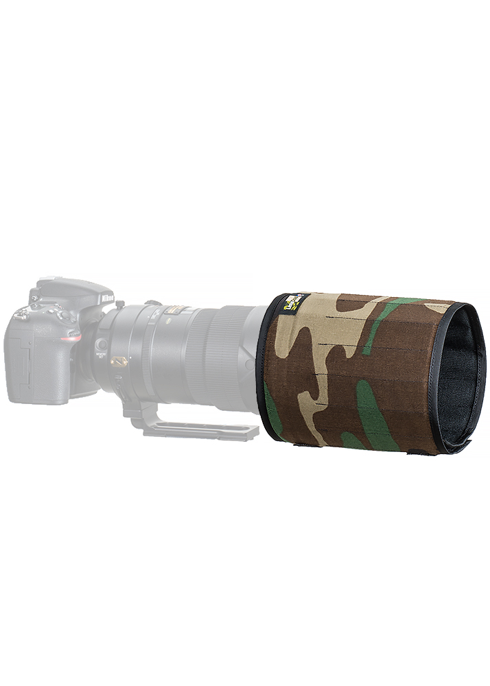 Lenscoat Reiseblende TravelHood Größe S - Farbe:  Forest Green Camo LensCoat