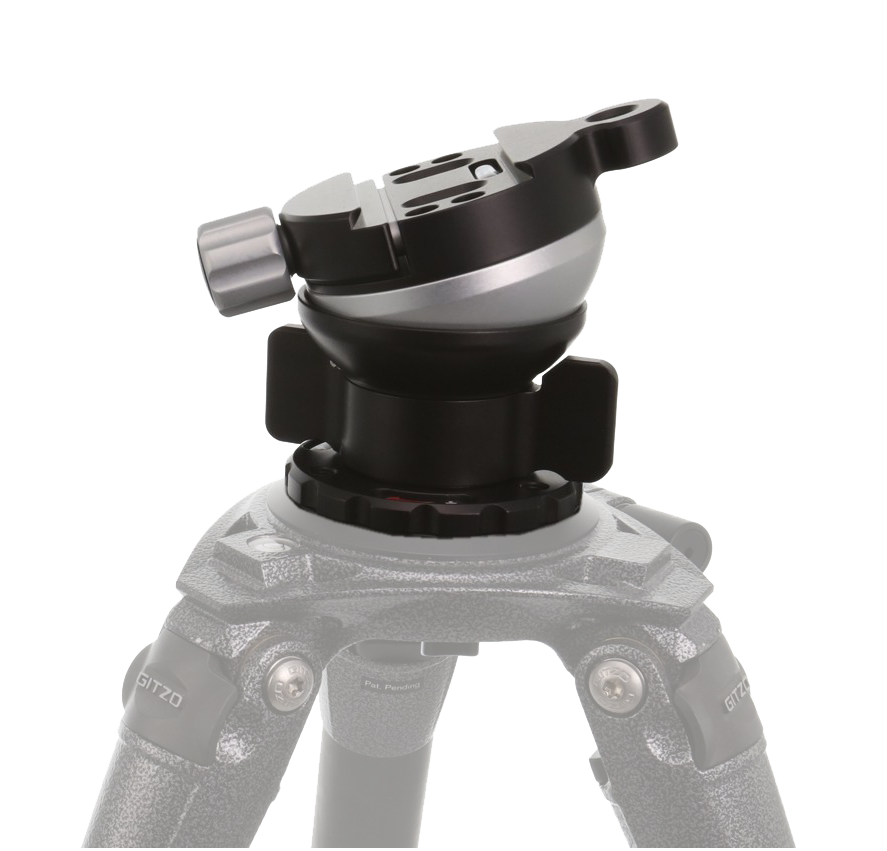 Unidad de nivelación Kirk TLB-1 QRS con abrazadera de liberación rápida y placa de liberación rápida (pequeña)