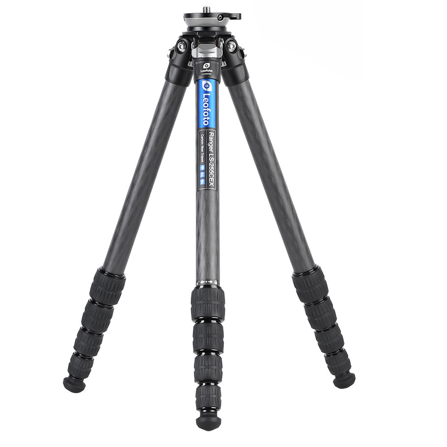 Leofoto LS-255CEX Ranger Karbon Stativ mit integrierter Nivellierung