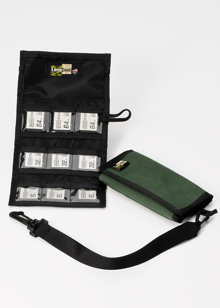 LensCoat MWSD9 memory card pouch for SD cards green - LensCoat Color/Pattern: Green