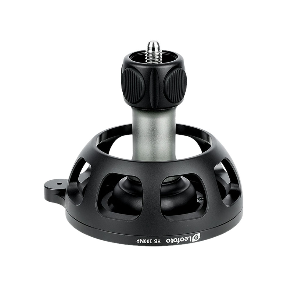 Leofoto YB-100MP Nivellier-Kalotte für 100 mm Halbschalenaufnahmen Standardgriff (ohne Haken) - Leofoto Griff-Option: Standardgriff (ohne Haken)