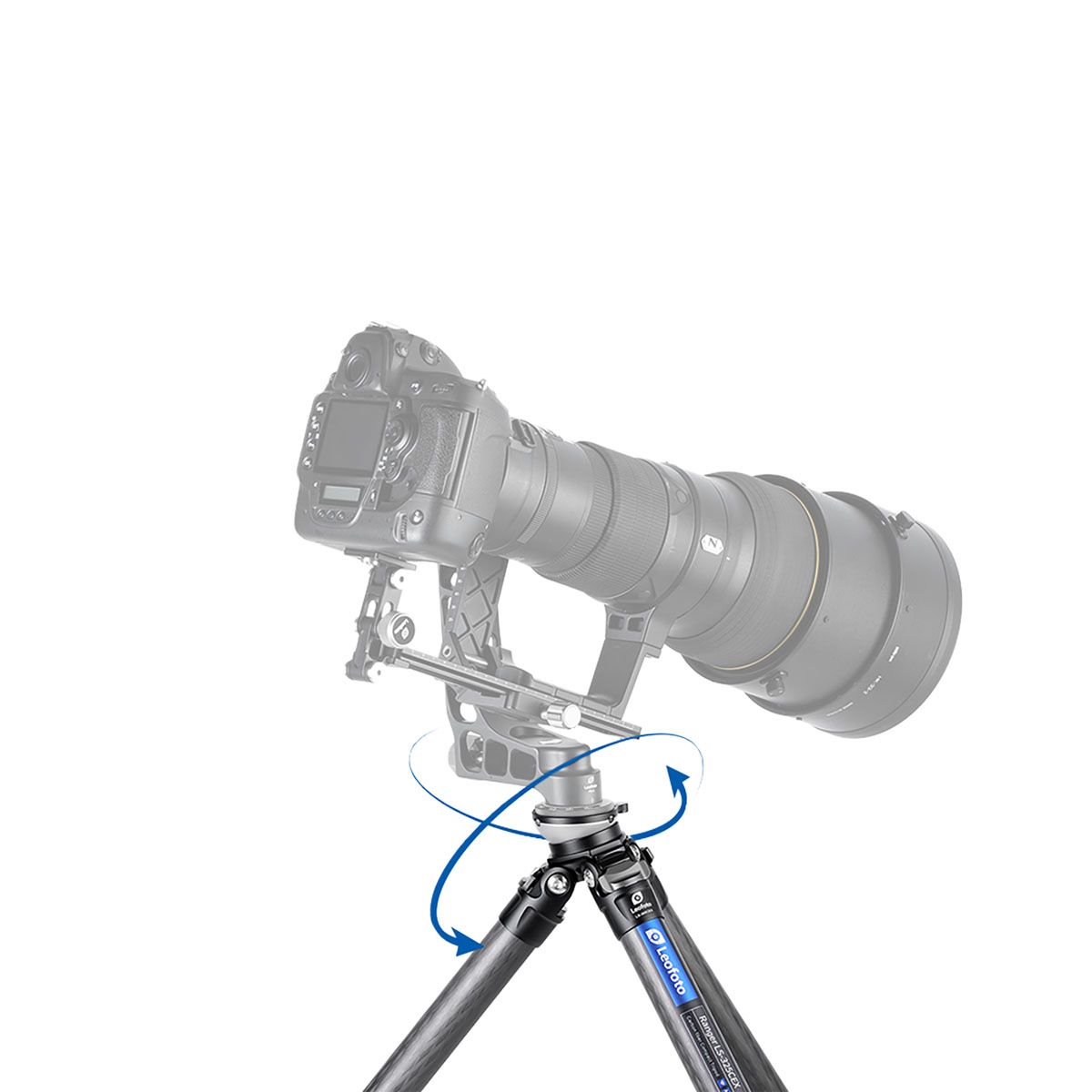 Leofoto LS-325CEX Ranger carbon tripod with integrated leveling