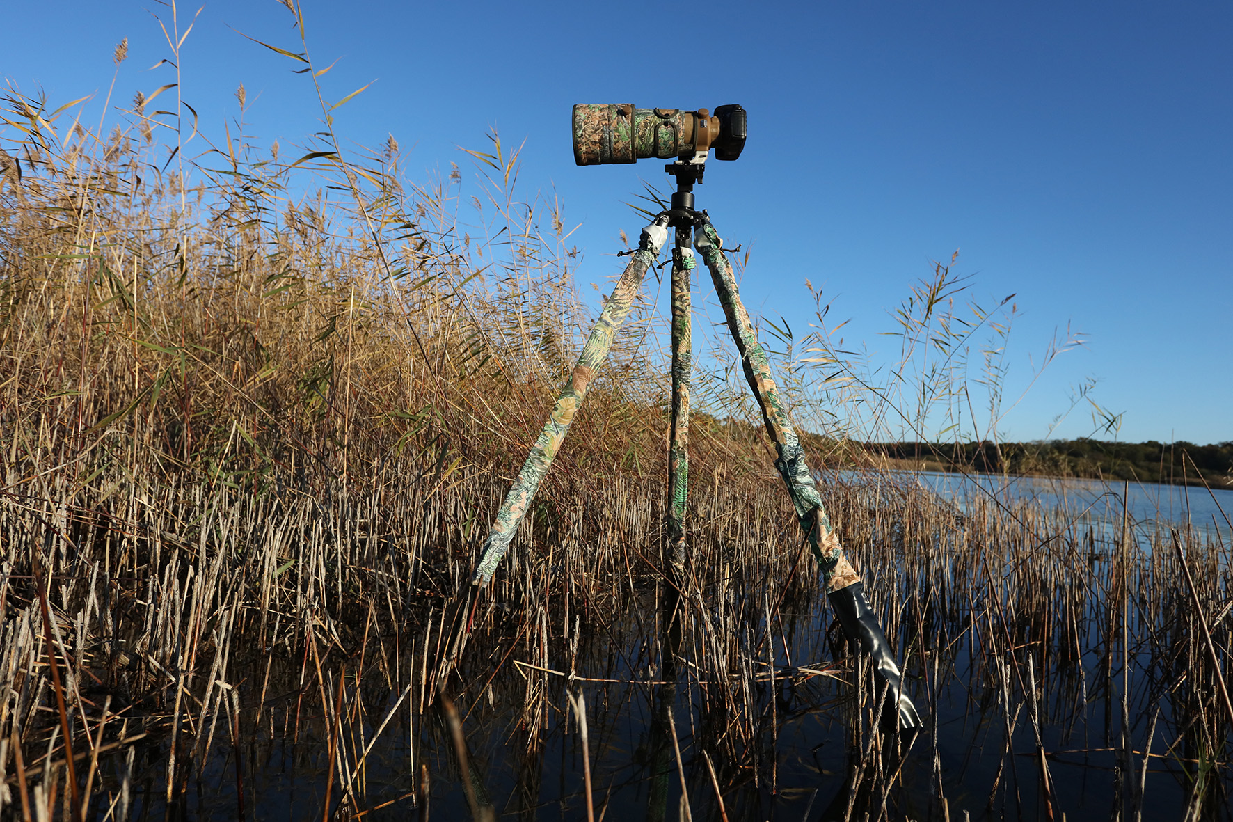 Camshield Avocet - wasserdichte Stativbeinüberzüge Autumn (All season) - Tarnmuster: Autumn (All season)