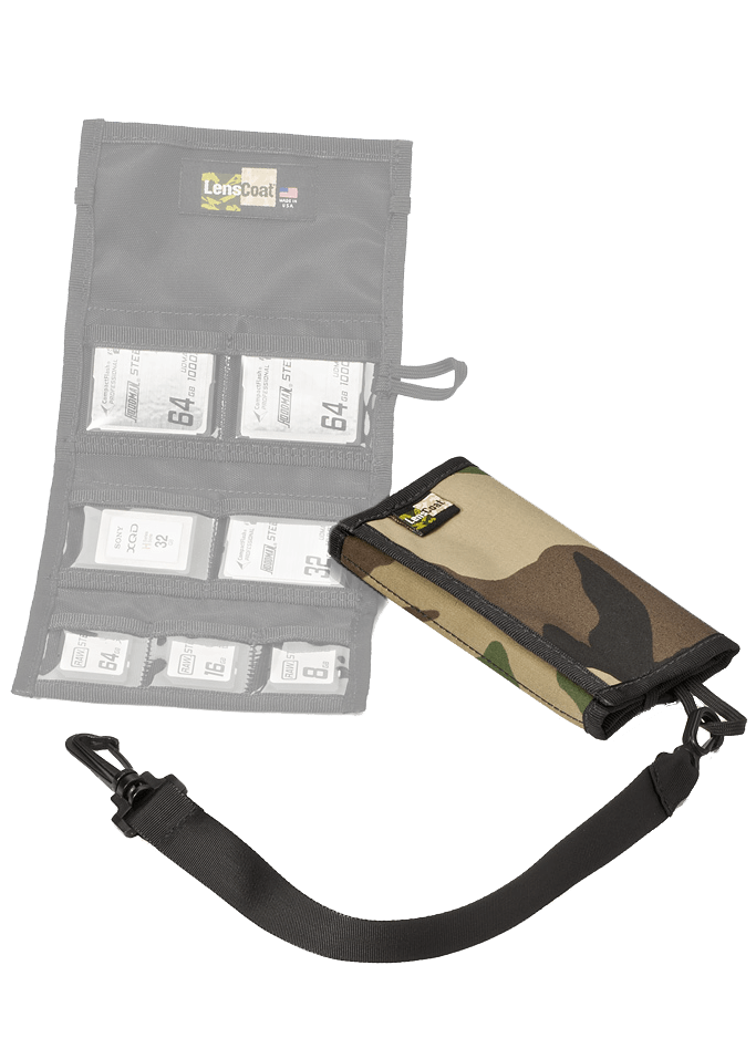 LensCoat MWC43 Speicherkartentasche - Farbe:  Forest Green Camo LensCoat