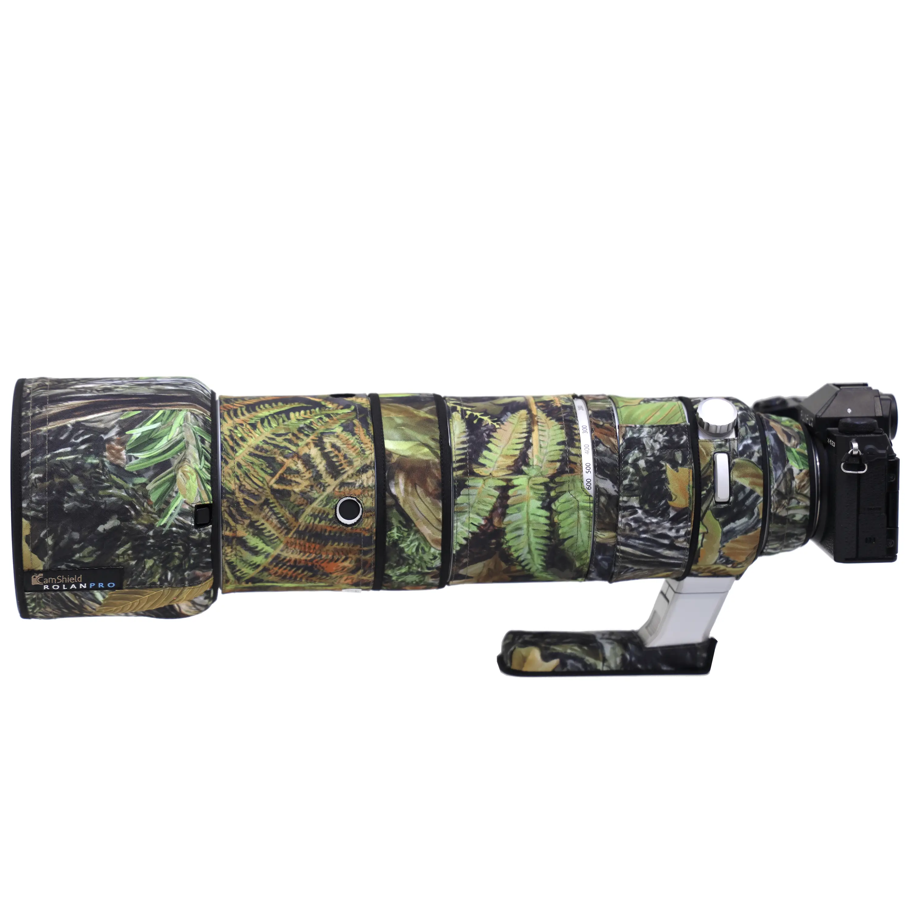 ROLANPRO Protección de lente para Fuji XF 150-600mm f/5.6-8 R LM OIS WR Camuflaje & Waterproof