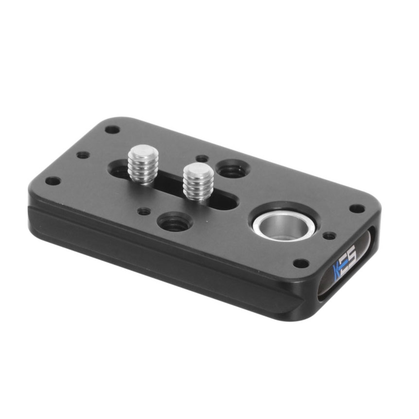 Piastra universale per obiettivo Kirk KLP-260-2NL (66 mm) con attacco QD e 2 viti