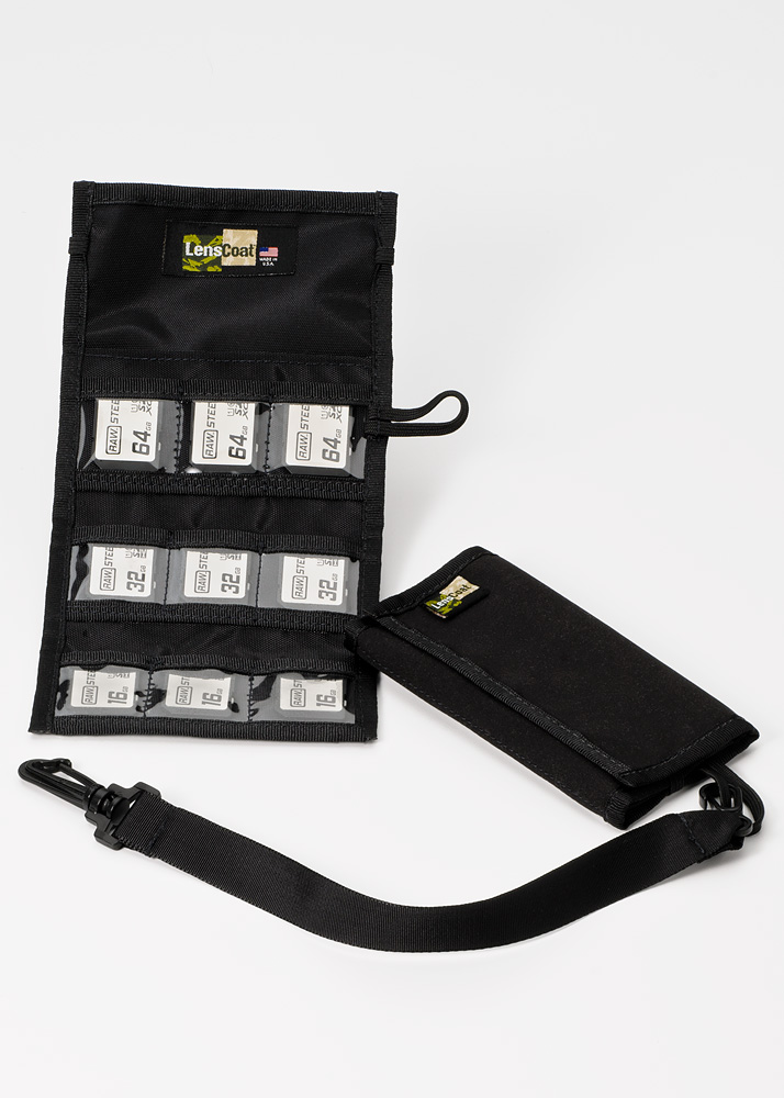 LensCoat MWSD9 memory card pouch for SD cards black - LensCoat Color/Pattern: Black