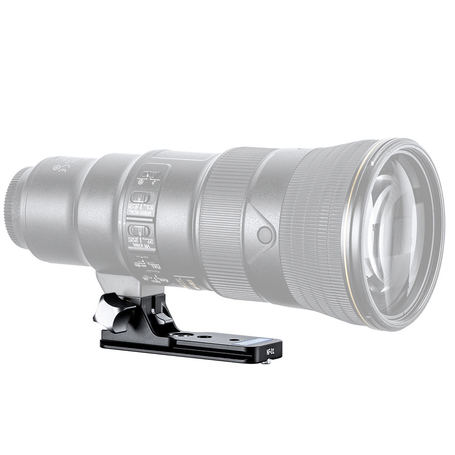 Leofoto NF-01N Ersatzfuß mit QD-Aufnahme für Nikon 70-200mm f2,8E FL & 500 mm f/5.6E PF