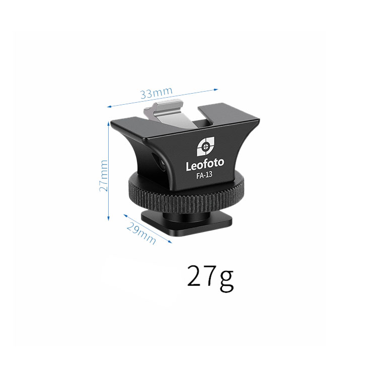 Leofoto FA-13 flash quick-release coupling + FA-10 plate