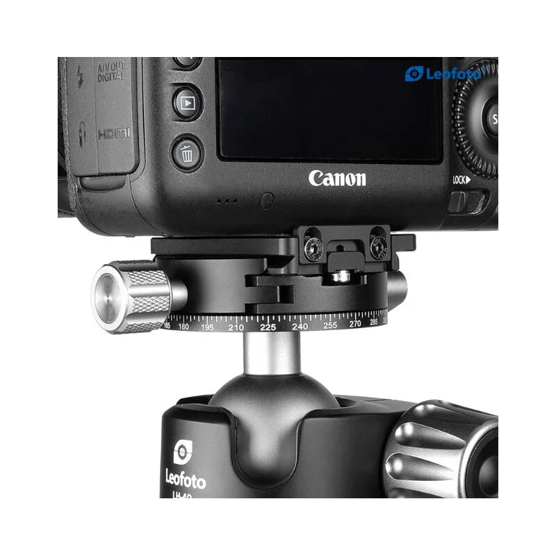 Leofoto RH-0 panoramic quick-release coupling with quick-release plate