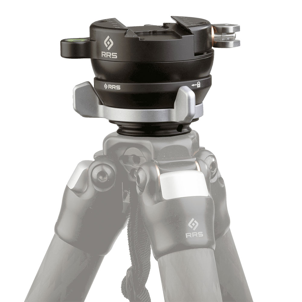 Really Right Stuff TA-2U-LC leveling base with integrated quick-release clamp